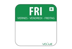 Vogue Etiketten Freitag grün - 1000 Stck